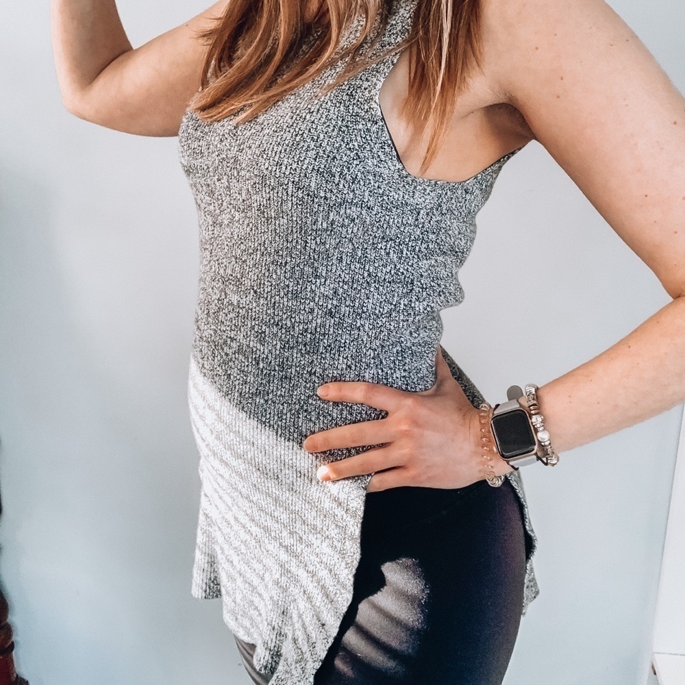 🦩2/$25 Dynamite / Long Sleeveless Ribbed Tunic